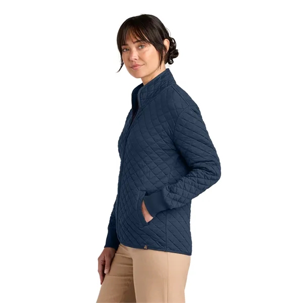 Brooks Brothers Women's Diamond Quilt Full-Zip - Brooks Brothers Women's Diamond Quilt Full-Zip - Image 11 of 19