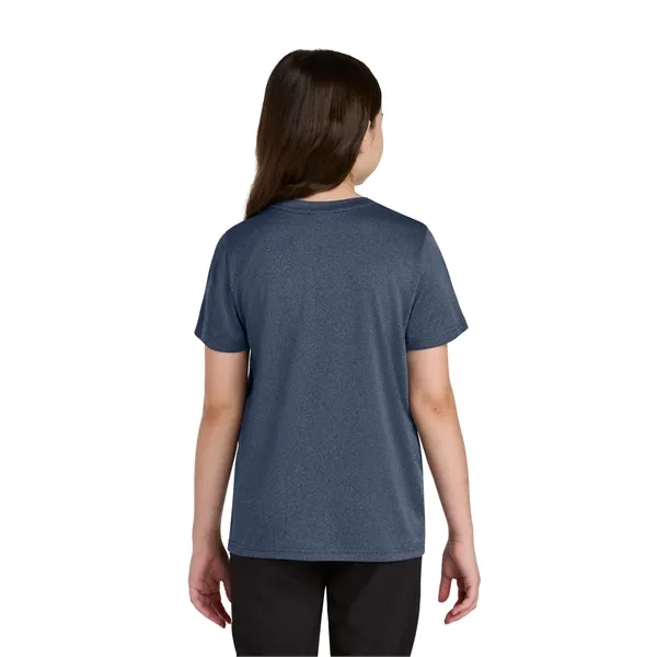 Port & Co Youth Heather Performance Tee - Port & Co Youth Heather Performance Tee - Image 1 of 29