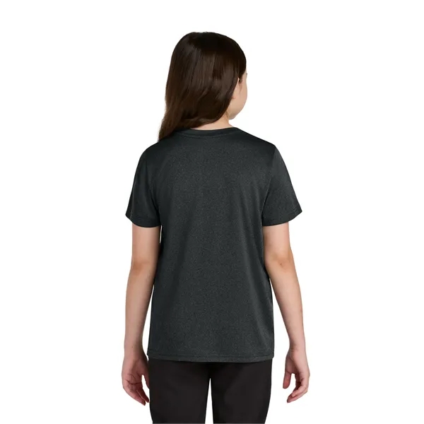Port & Co Youth Heather Performance Tee - Port & Co Youth Heather Performance Tee - Image 10 of 29