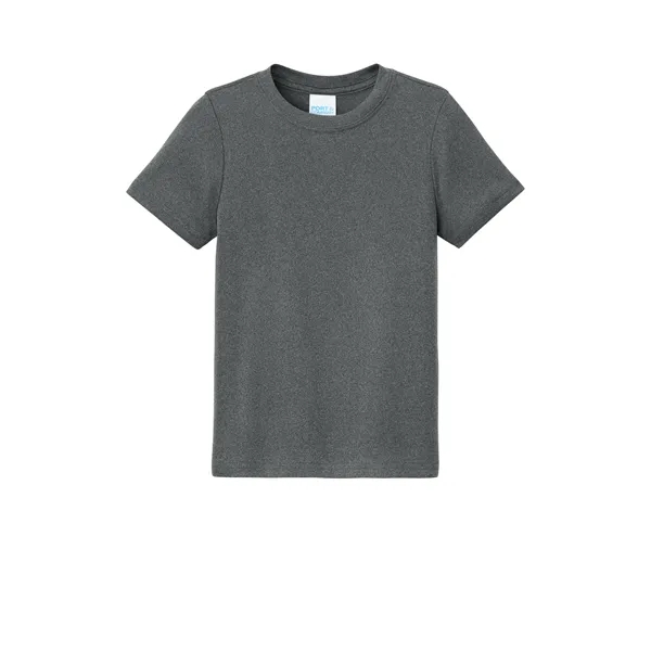 Port & Co Youth Heather Performance Tee - Port & Co Youth Heather Performance Tee - Image 22 of 29