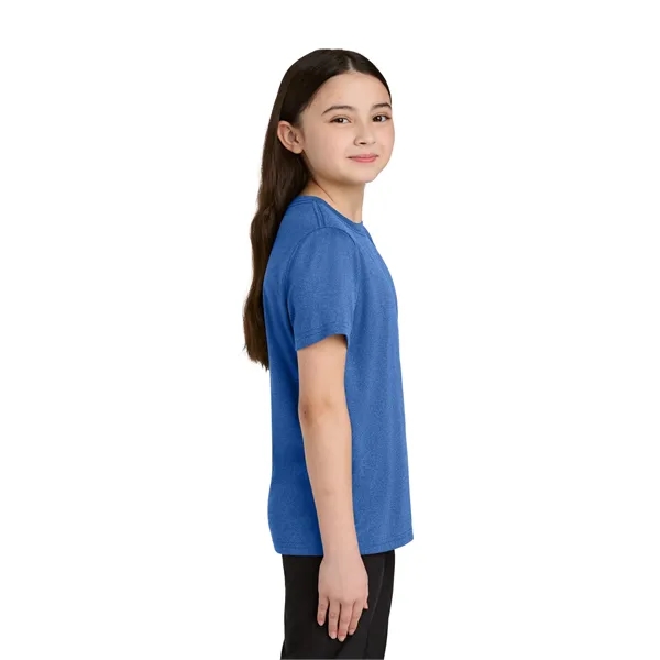 Port & Co Youth Heather Performance Tee - Port & Co Youth Heather Performance Tee - Image 27 of 29