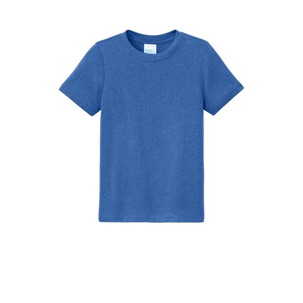 Port & Co Youth Heather Performance Tee - Port & Co Youth Heather Performance Tee - Image 28 of 29