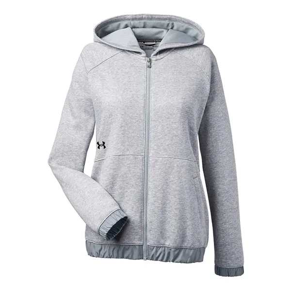 Under Armour Women's Hustle Full-Zip Hooded Sweatshirt - Under Armour Women's Hustle Full-Zip Hooded Sweatshirt - Image 1 of 2