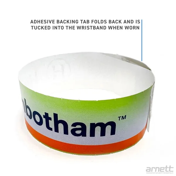 Eco Full Color Paper Wristbands - Eco Full Color Paper Wristbands - Image 3 of 5