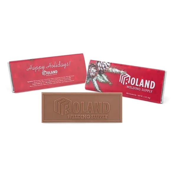 Custom Chocolate Bar & Wrapper - 2x5in - Custom Chocolate Bar & Wrapper - 2x5in - Image 0 of 7