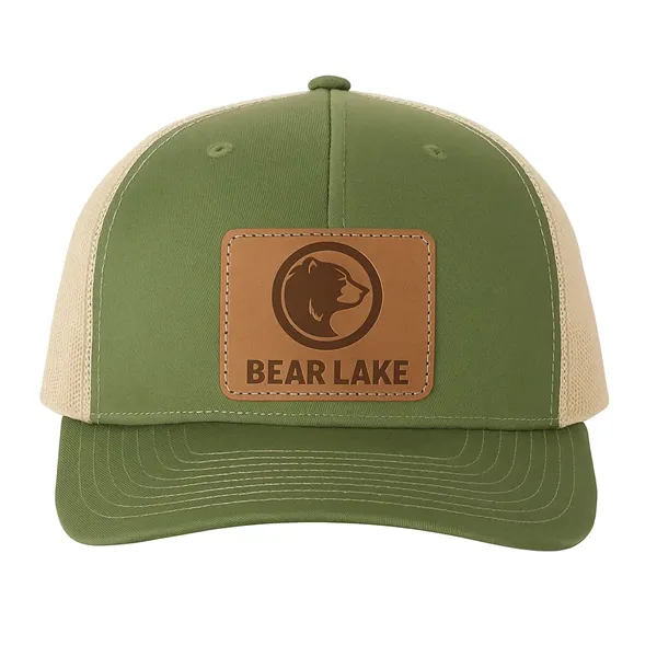 Richardson Trucker Rope Hat w/Leather Patch or Embroidery - Richardson Trucker Rope Hat w/Leather Patch or Embroidery - Image 0 of 15