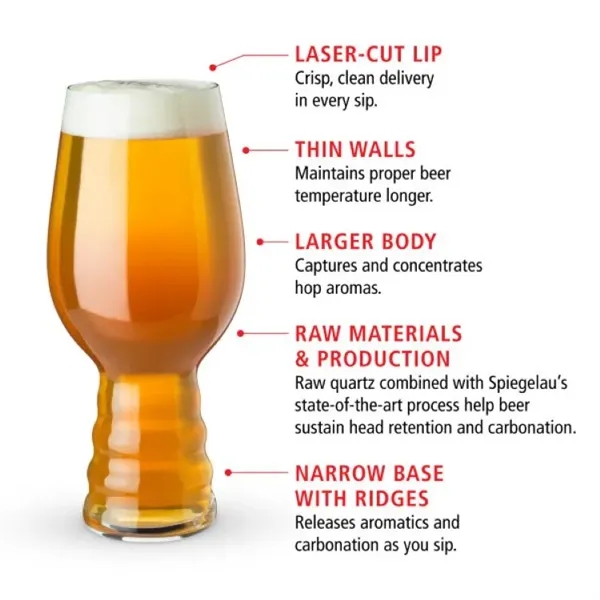 Spiegelau 19.1 oz Craft IPA Glass - Spiegelau 19.1 oz Craft IPA Glass - Image 4 of 5