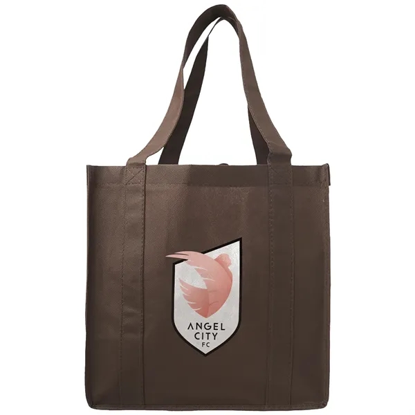 Reusable Thunder Non-Woven Grocery Tote Bag W/ Gusset - Reusable Thunder Non-Woven Grocery Tote Bag W/ Gusset - Image 1 of 10
