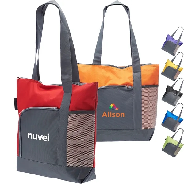 Go Getter Sport Beach Tote Bag w/ Gusset (16.5"x14.5"x4.5") - Go Getter Sport Beach Tote Bag w/ Gusset (16.5"x14.5"x4.5") - Image 0 of 9