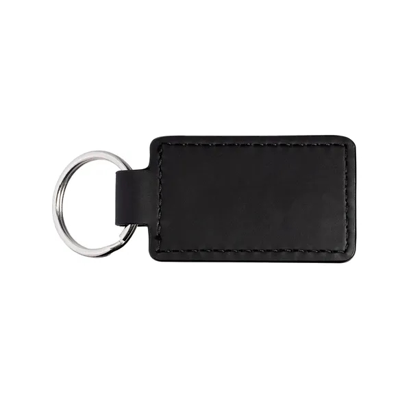 Leeman Tuscany PU Leather Rectangle Keychain - Leeman Tuscany PU Leather Rectangle Keychain - Image 0 of 1