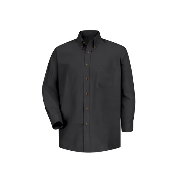 Red Kap Shirts - Men's Long Sleeve Button Down Poplin Shirt - Red Kap Shirts - Men's Long Sleeve Button Down Poplin Shirt - Image 0 of 8