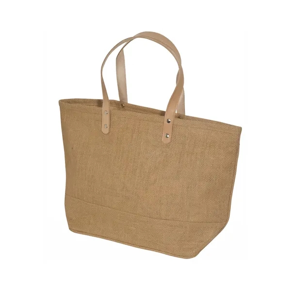 Hamptons Jute Tote Bag - Hamptons Jute Tote Bag - Image 2 of 2