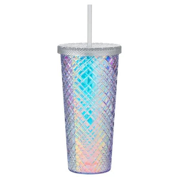 b.free Rainbow Pride 22 oz Sparkle Straw Tumbler - b.free Rainbow Pride 22 oz Sparkle Straw Tumbler - Image 1 of 3