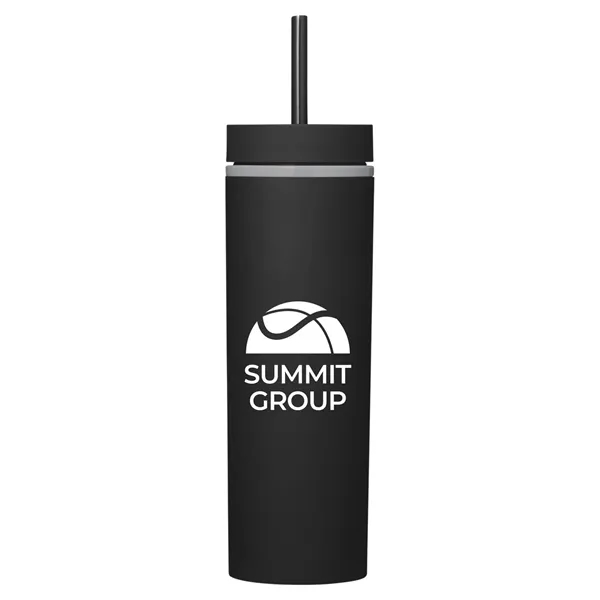 Adventure 16 oz Insulated Tumbler With Straw - Adventure 16 oz Insulated Tumbler With Straw - Image 0 of 3