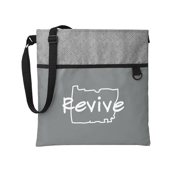 Prime Line. Patchwork Eco Friendly Crossbody Tote Bag. - Prime Line. Patchwork Eco Friendly Crossbody Tote Bag. - Image 1 of 8