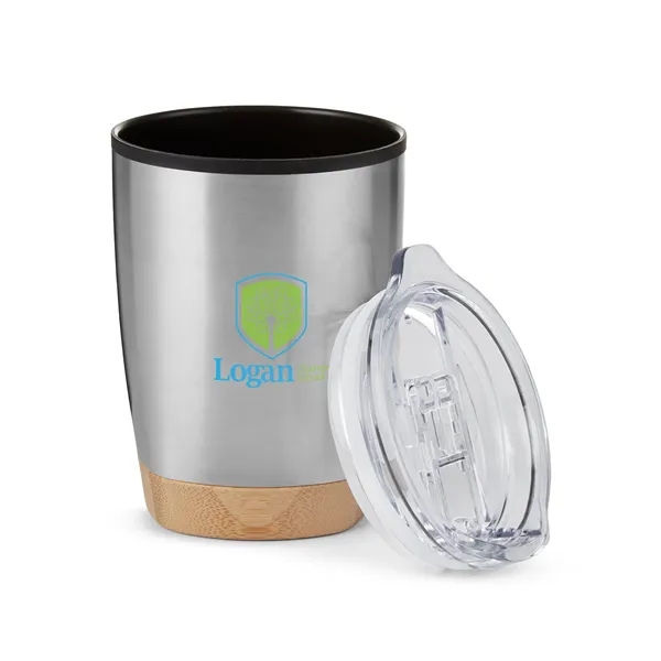 Prime Line. 12 oz. Symmetry Tumbler With Bamboo Base. - Prime Line. 12 oz. Symmetry Tumbler With Bamboo Base. - Image 2 of 4