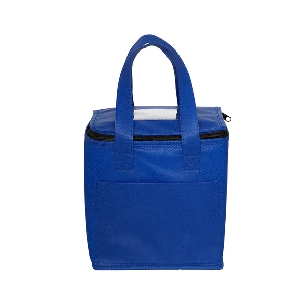 Prime Line. Non-Woven Cubic Lunch Cooler Bag With ID Slot. - Prime Line. Non-Woven Cubic Lunch Cooler Bag With ID Slot. - Image 2 of 3