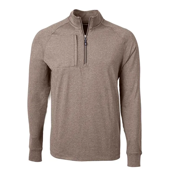Cutter & Buck Adapt Eco Knit Heather Mens Quarter Zip Pul... - Cutter & Buck Adapt Eco Knit Heather Mens Quarter Zip Pul... - Image 12 of 21