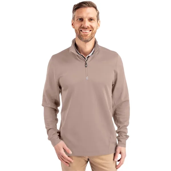 Cutter & Buck Traverse Stretch Eco Quarter Zip Mens Pullover - Cutter & Buck Traverse Stretch Eco Quarter Zip Mens Pullover - Image 41 of 85