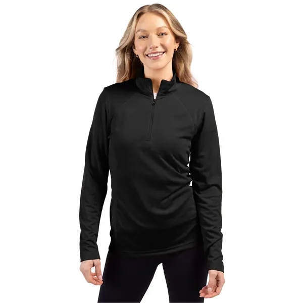 Custom Clique Ice Pique Tech Womens Half Zip