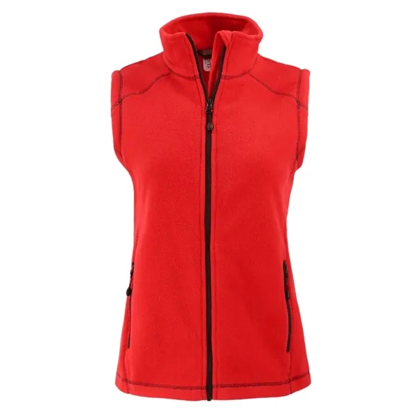 Custom Clique Powder Recycled Fleece Womens Full Zip Vest