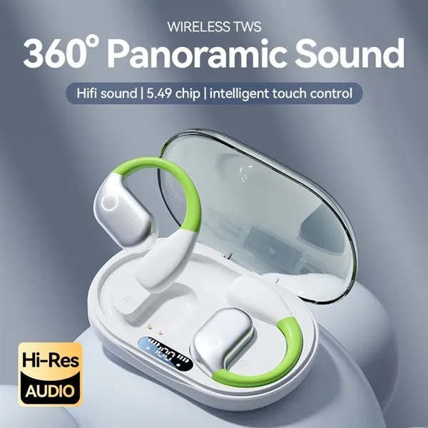 Bluetooth Earbuds Wireless Headphones Open Ear Buds - Bluetooth Earbuds Wireless Headphones Open Ear Buds - Image 1 of 13