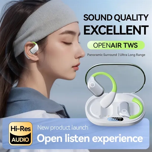 Bluetooth Earbuds Wireless Headphones Open Ear Buds - Bluetooth Earbuds Wireless Headphones Open Ear Buds - Image 3 of 13
