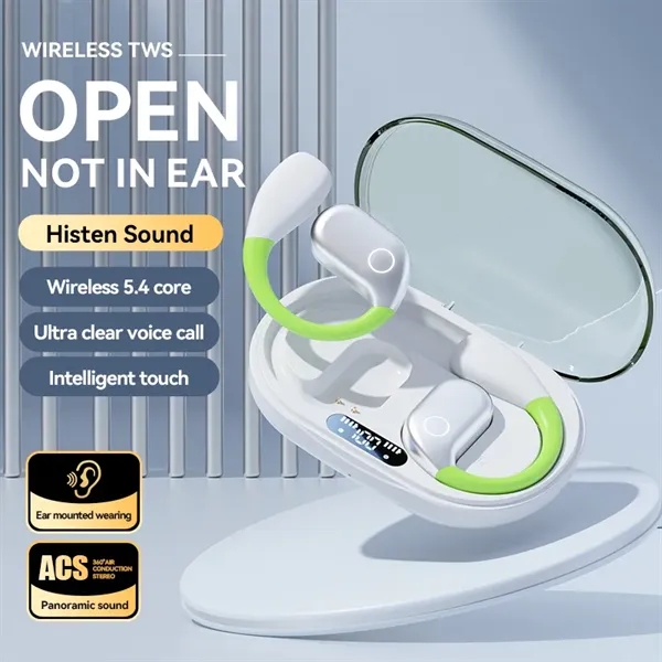 Bluetooth Earbuds Wireless Headphones Open Ear Buds - Bluetooth Earbuds Wireless Headphones Open Ear Buds - Image 4 of 13