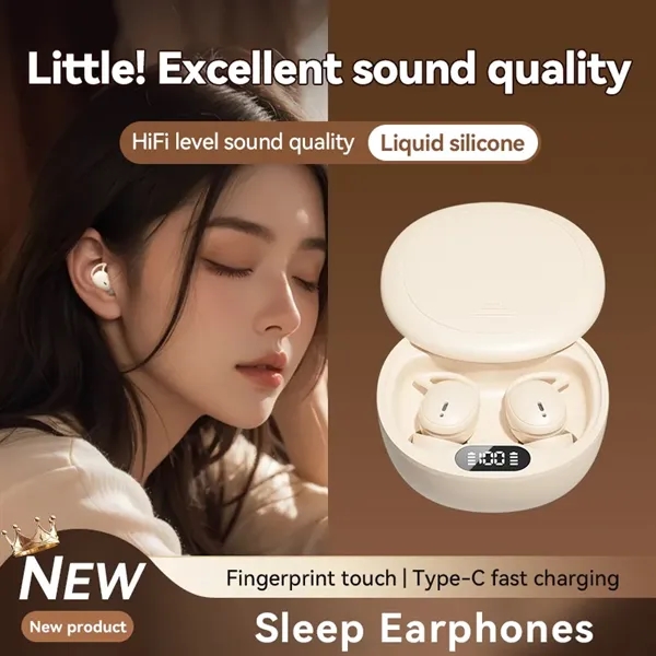 Sleep - Specific Wireless TWS Earbuds with Silicone Caps - Sleep - Specific Wireless TWS Earbuds with Silicone Caps - Image 1 of 16