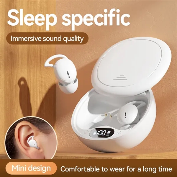 Sleep - Specific Wireless TWS Earbuds with Silicone Caps - Sleep - Specific Wireless TWS Earbuds with Silicone Caps - Image 4 of 16