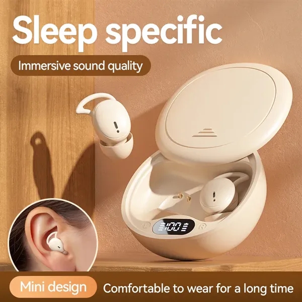 Sleep - Specific Wireless TWS Earbuds with Silicone Caps - Sleep - Specific Wireless TWS Earbuds with Silicone Caps - Image 5 of 16