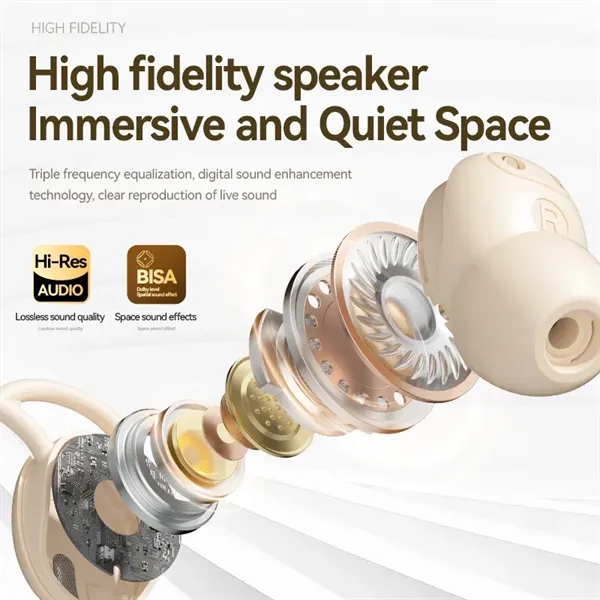 Sleep - Specific Wireless TWS Earbuds with Silicone Caps - Sleep - Specific Wireless TWS Earbuds with Silicone Caps - Image 6 of 16
