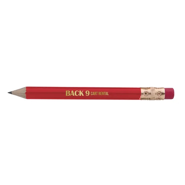 Round Golf Pencil with Eraser - Round Golf Pencil with Eraser - Image 9 of 10