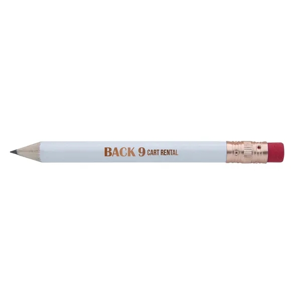 Round Golf Pencil with Eraser - Round Golf Pencil with Eraser - Image 10 of 10