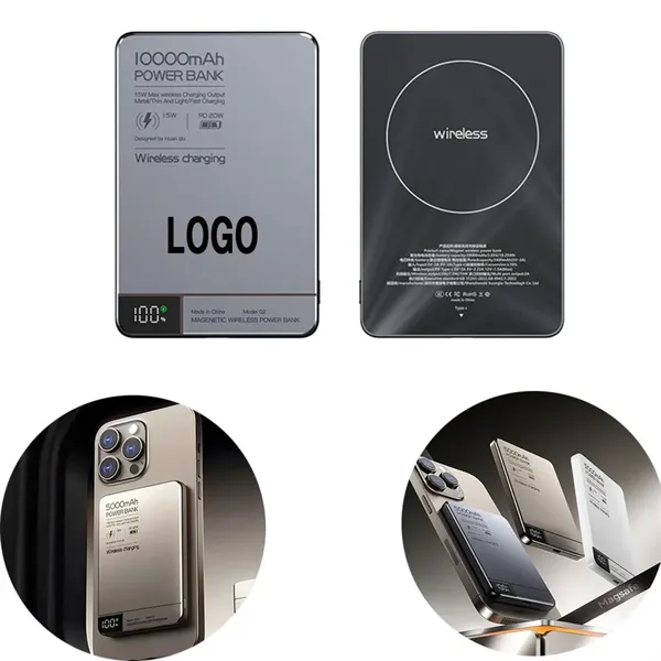 Magnetic Wireless Power Bank - Magnetic Wireless Power Bank - Image 0 of 6