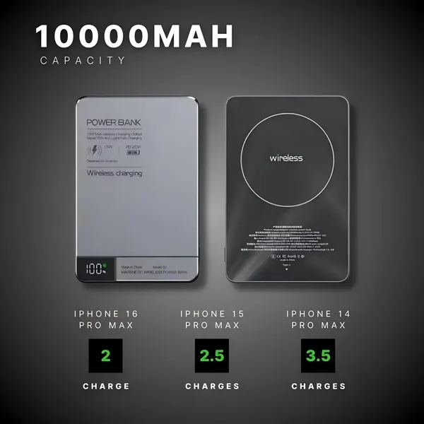 Magnetic Wireless Power Bank - Magnetic Wireless Power Bank - Image 2 of 6