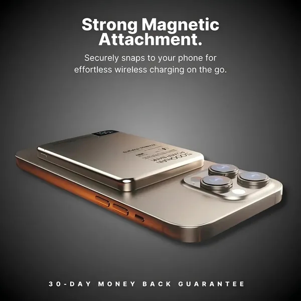 Magnetic Wireless Power Bank - Magnetic Wireless Power Bank - Image 4 of 6