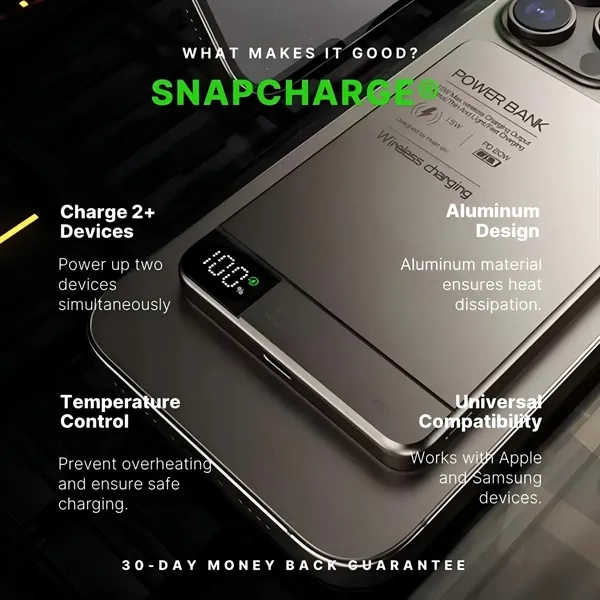 Magnetic Wireless Power Bank - Magnetic Wireless Power Bank - Image 5 of 6