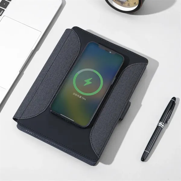 Integrated Cable USB Wireless Charging Notepad Notebook - Integrated Cable USB Wireless Charging Notepad Notebook - Image 5 of 5