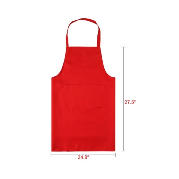 Customizable Kitchen Apron with Pocket Cooking Uniform - Customizable Kitchen Apron with Pocket Cooking Uniform - Image 1 of 5