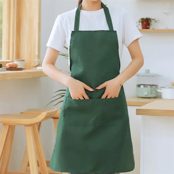 Customizable Kitchen Apron with Pocket Cooking Uniform - Customizable Kitchen Apron with Pocket Cooking Uniform - Image 5 of 5