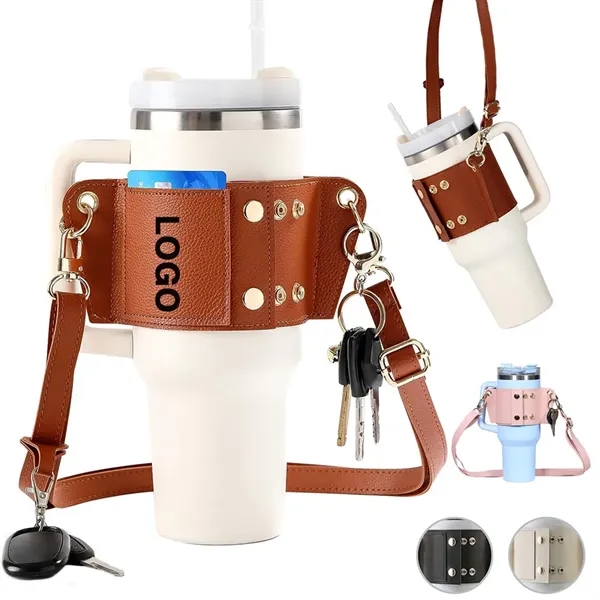 Water Bottle Holder with Strap - Water Bottle Holder with Strap - Image 0 of 6