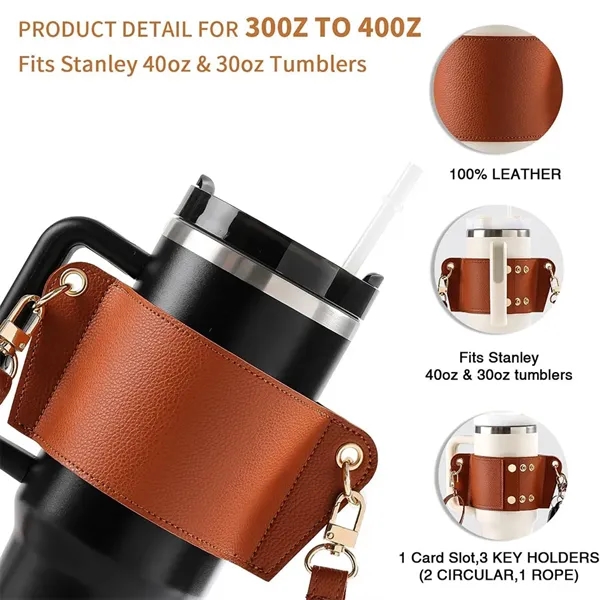Water Bottle Holder with Strap - Water Bottle Holder with Strap - Image 4 of 6