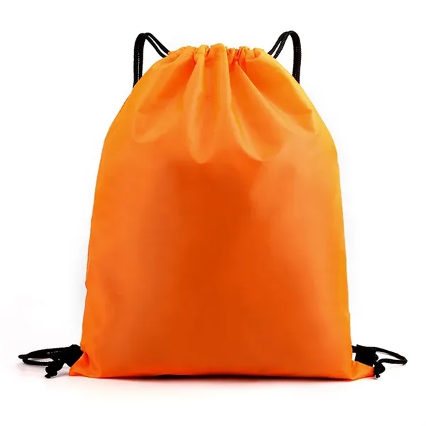 210D Polyester Waterproof Drawstring Backpack - 210D Polyester Waterproof Drawstring Backpack - Image 3 of 6