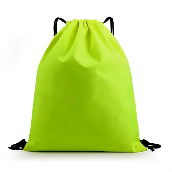 210D Polyester Waterproof Drawstring Backpack - 210D Polyester Waterproof Drawstring Backpack - Image 4 of 6
