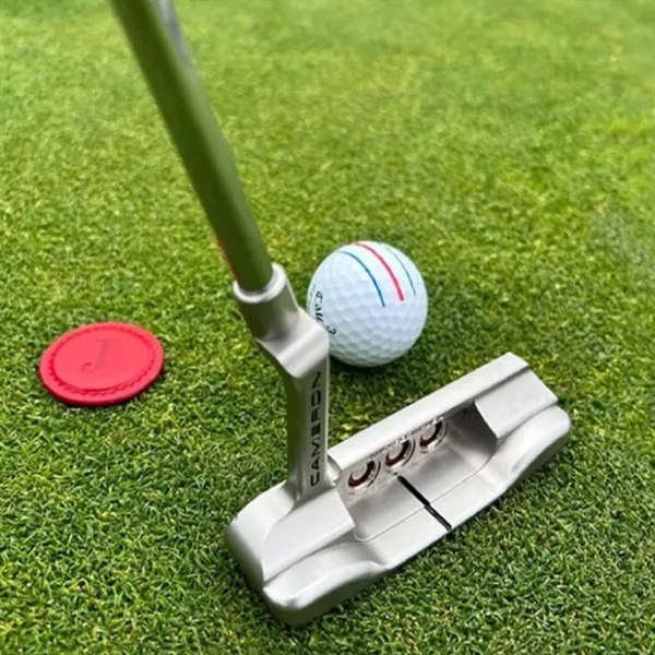 Leather Magnetic Golf Ball Label - Leather Magnetic Golf Ball Label - Image 3 of 4