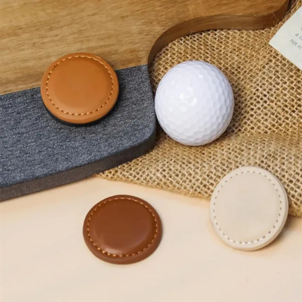 Leather Magnetic Golf Ball Label - Leather Magnetic Golf Ball Label - Image 4 of 4