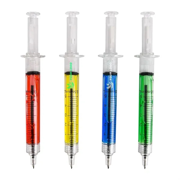 Translucent Multi Color Syringe Pens - Translucent Multi Color Syringe Pens - Image 0 of 3