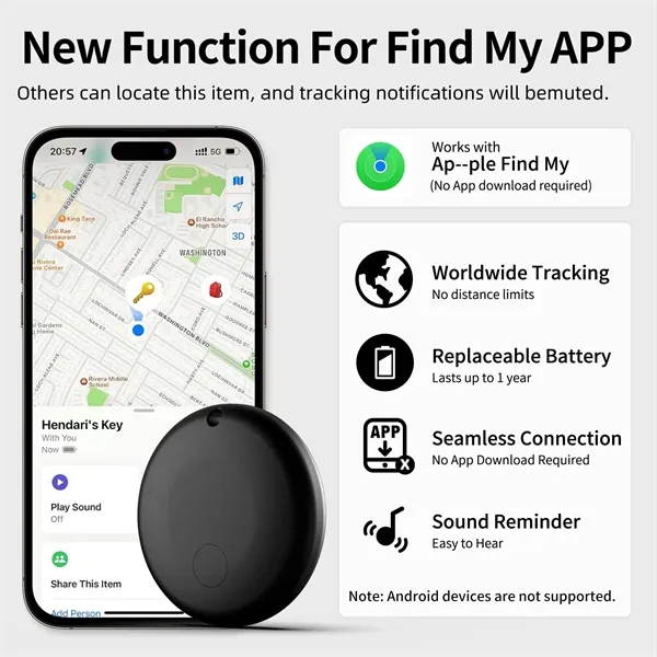 Bluetooth Tracker Smart Keys Finder and Item Locator - Bluetooth Tracker Smart Keys Finder and Item Locator - Image 6 of 6