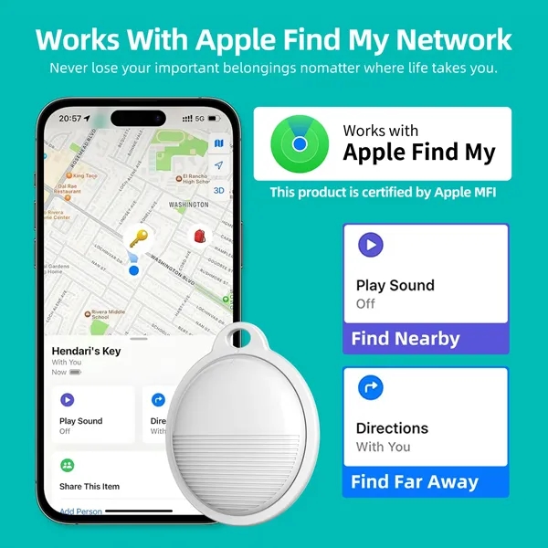 Smart Keys Finder and Item Locator for Keys, Bags Luggage - Smart Keys Finder and Item Locator for Keys, Bags Luggage - Image 5 of 6